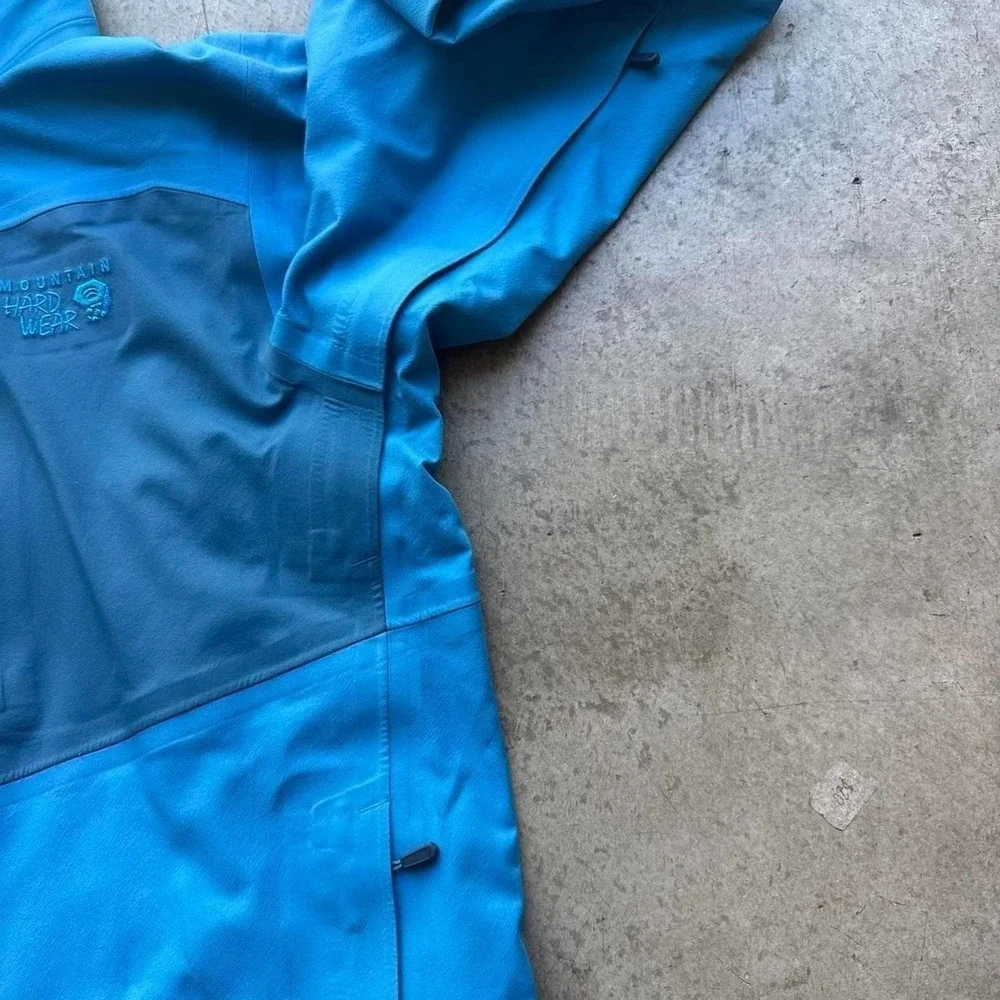 Mountain Hardwear Straight Chuter Waterproof Shell Dry.Q Zip Up Ski Jacket
